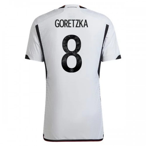 Tyskland VM 2022 Leon Goretzka 18 Hjemme Landslagsdrakt Kortermet